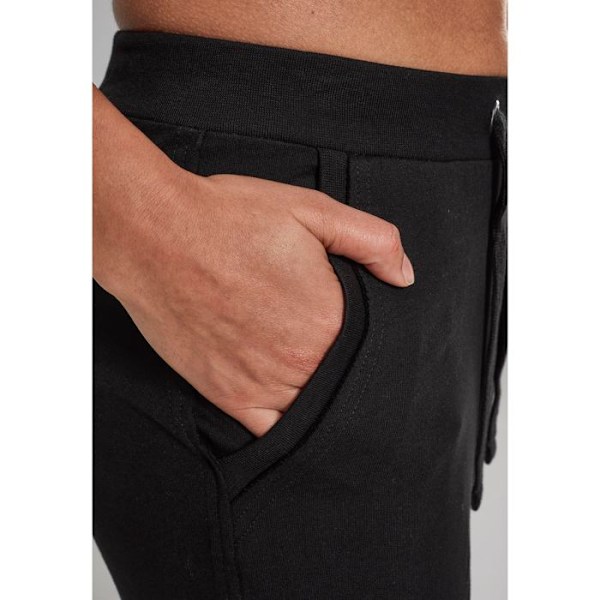 Naispantalon - Urban Classic - Terry - Musta - Loose-malli - Normaalikoko svart XS