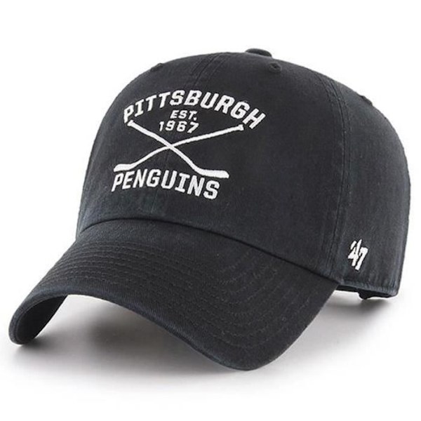 47 Brand Justerbar Kasket - AXIS Pittsburgh Penguins sort