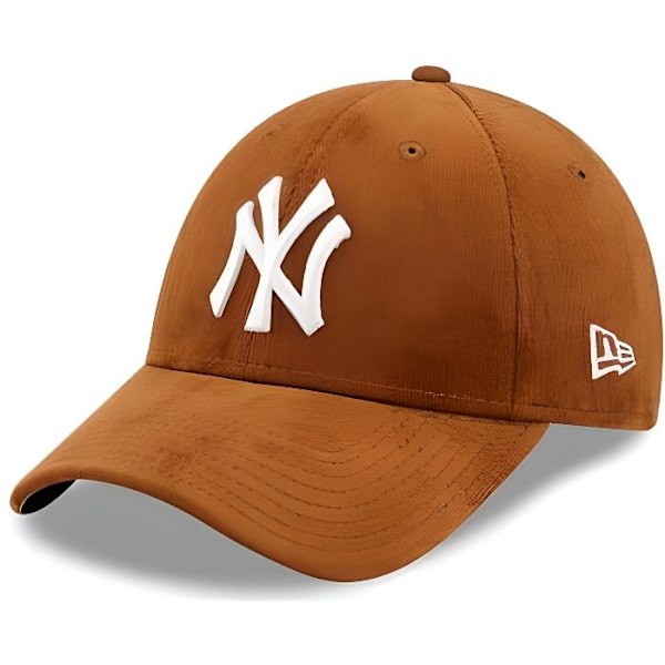 Casquette Dame New Era NY Yankees Corduroy 9Forty - Brun - Broderet logo - Buet skygge kastanj
