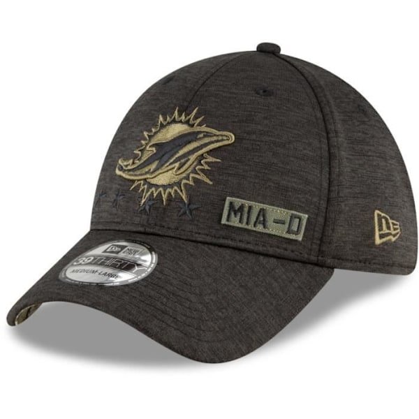 Casquette New Era 39Thirty - Miami Dolphins - Hyllning till tjänsten 2020 - Broderad - Tryckt kamouflage Miami Dolphins S / M