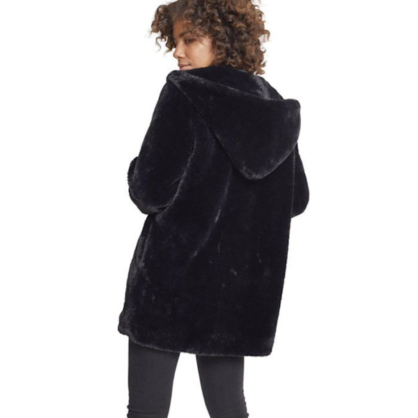 Huppari Teddy - Urban Classics Naiset - Musta - Huppu - Viileät Päivät Svart XXL