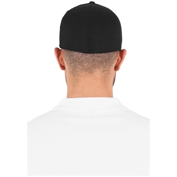 Casquette - Flexfit - Carbon - Sort/Grå - Anti-sved - Sportswear - 6 paneler svart grå S / M