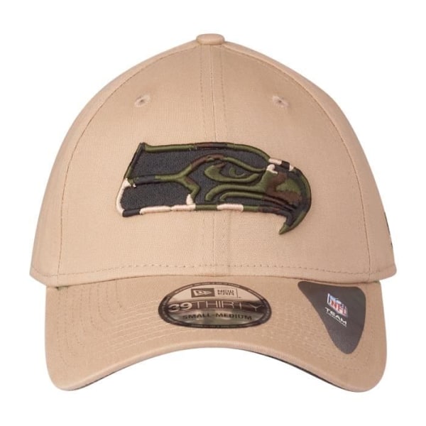 Casquette 39THIRTY - New Era - NFL LAG - Beige - Kamouflage Trä - Stretch Fit Seattle Seahawks S / M