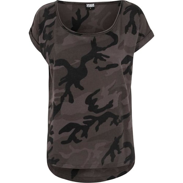 Naisten T-paita - Urban Classic - Ba muotoinen - Väri harmaa - Lyhyet hihat - Loose-malli svart M