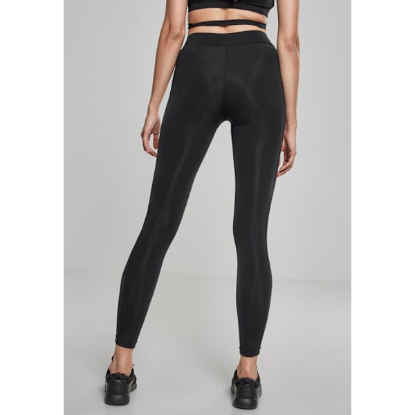 Legging dame - Urban Classic - mesh biker - Høj talje - Sort - Maskinvask svart M