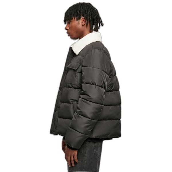Doudoune med sherpa-krave Urban Classics - sort - S Svart S