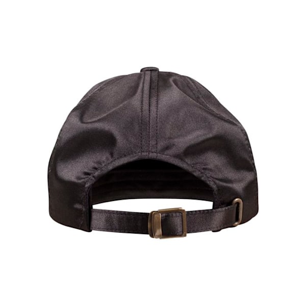 Kepa - Flexfit - Låg profil Satin - Svart - 100% Polyester - Klassisk stil svart