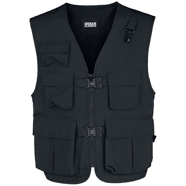 Urban Classics Veston Tactical Takki musta sort XL