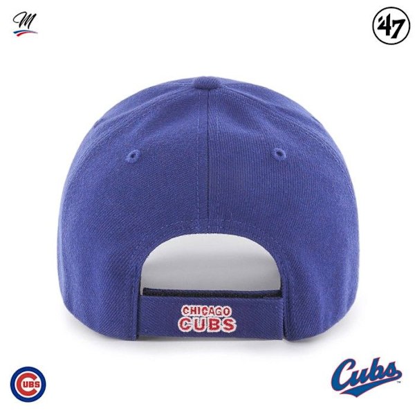 Keps - 47 - Chicago Cubs - Mörkblå - 85% Akryl - Sportkläder Mörk kunglig