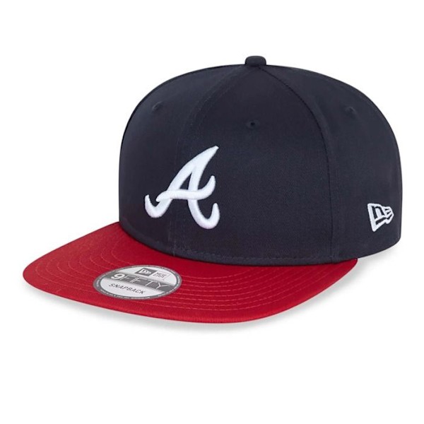 Keps - New Era - Atlanta Braves - 9FORTY - Mörkblå - Storlek S-M - 100% bomull blå/röd