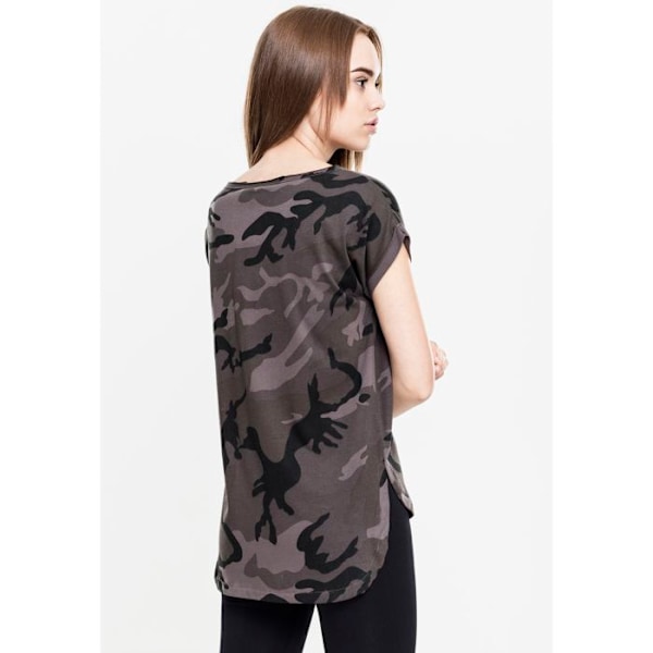 Naisten T-paita - Urban Classic - ba muoto - Väri musta - Loose malli - Lyhyet hihat svart S
