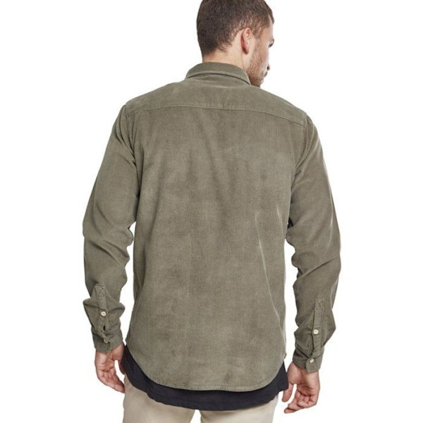 Urban Classics - Corduroy Paita Oliv XXL