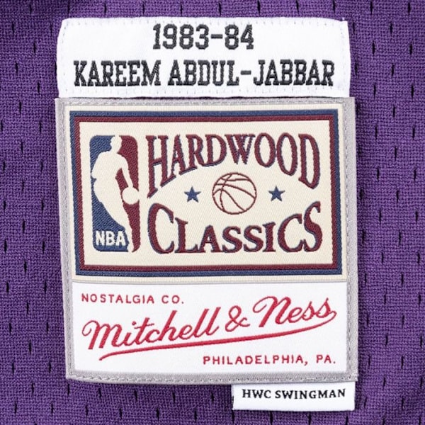 Maillot NBA Los Angeles Lakers Kareem Abdul-Jabbar lila XXL