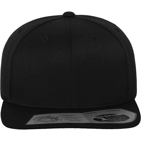Flexfit 110 Fitted Snapback Lippalakki - musta