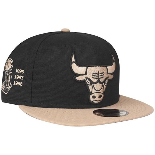 Casquette Snapback New Era 9Fifty - CHAMPS Chicago Bulls sort - 100% polyester - Mand Svart