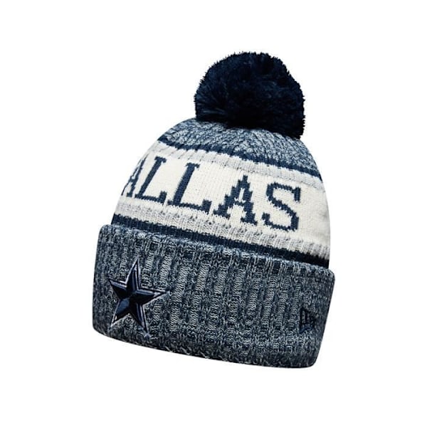 Ny Era Stickad Onfield Sport Beanie ~ Dallas Cowboys Blå