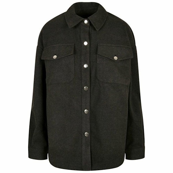 Surchemise dame Urban Classics classic-store størrelser mörkbrun XXL
