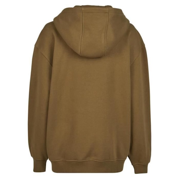 Hættezippertrøje - Urban Classics - Oversize - Brun - Kvinder - Lange ærmer - jag