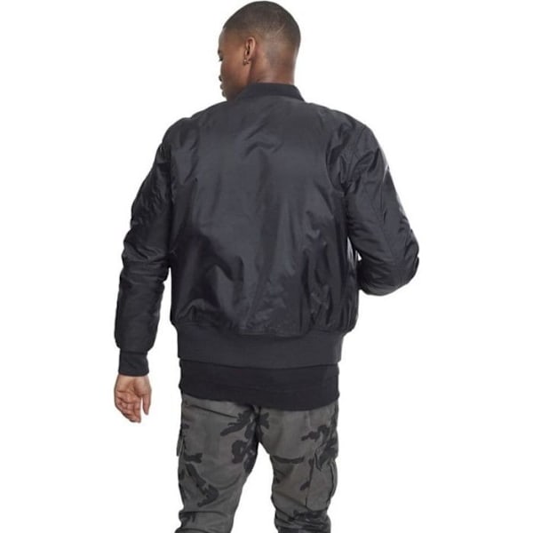 Jakke - Urban Classic - Basic Bomber - Sort - Unisex - Store størrelser svart XXXL