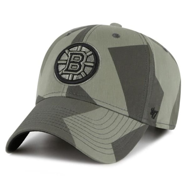 Snapback keps - 47 Brand - Boston Bruins - Huvudfärg Vit - Material kamouflage Splinter Vit