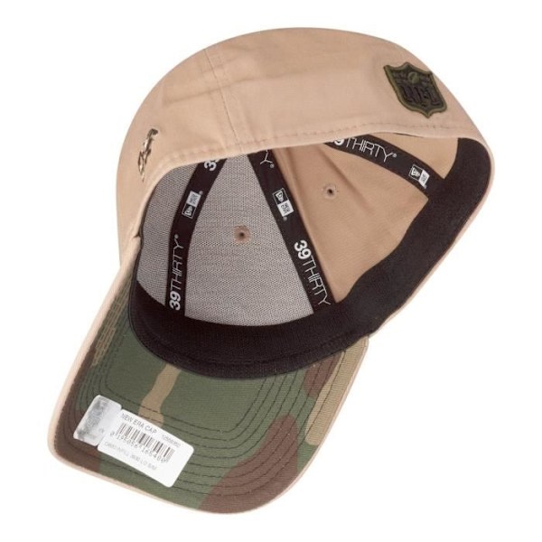 Casquette 39THIRTY - New Era - NFL LAG - Beige - Kamouflage Trä - Stretch Fit Grönbays packers S / M