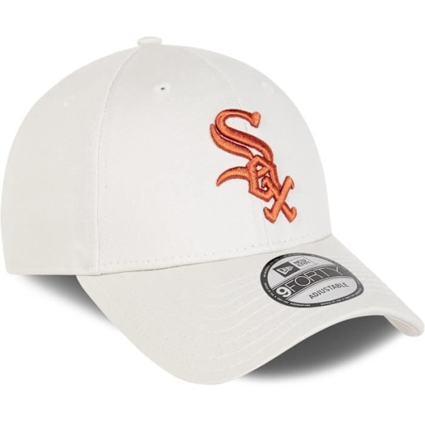 Casque New Era 9Forty Strapback - Chicago White Sox - stone toffe - Herr - 100% bomull sten toffe