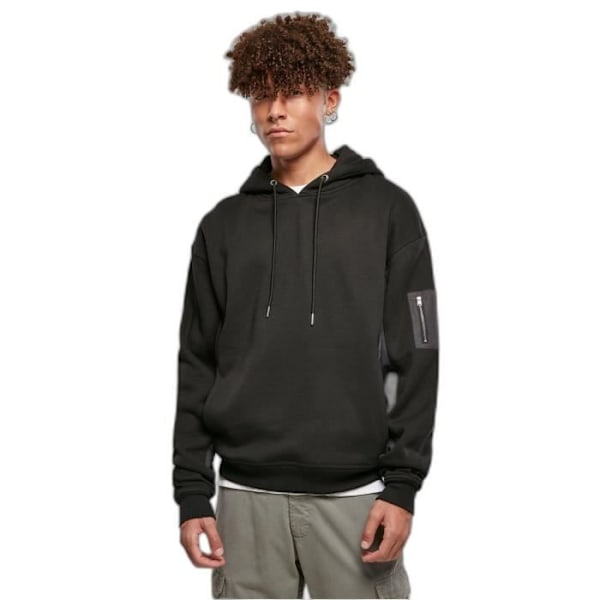 Sweatshirt Urban Classics Militær Bomber - sort - M Svart M