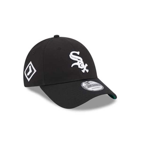 9forty Chicago White Sox Side Patch Cap - svart/vit - TU