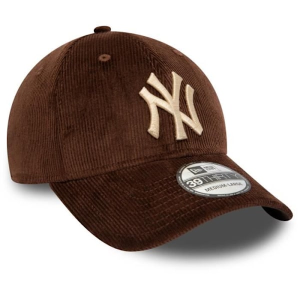 New Era 39Thirty Stretch CORDE New York Yankees - Ruskea - Miehet - Urheiluvaatteet Brun M/L
