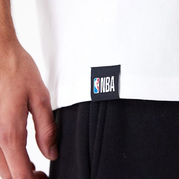 Oversized T-shirt Brooklyn Nets NBA Large Wordmark Vit jag