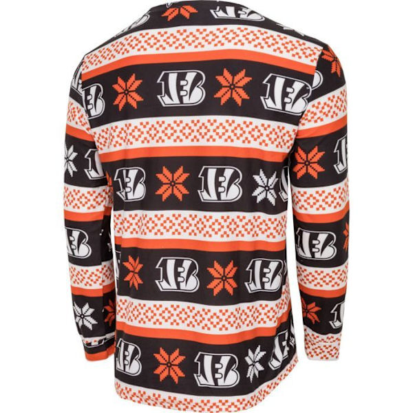 NFL-hold Vinter JULE Pyjamas Sæt skjorte og bukser Cincinnati Bengals M