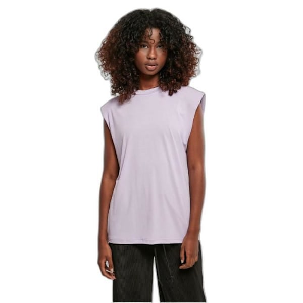 Dame bluse til kvinder Urban Classics Modal Padded Shoulder GT - hvid - 5XL Vit XXXXL