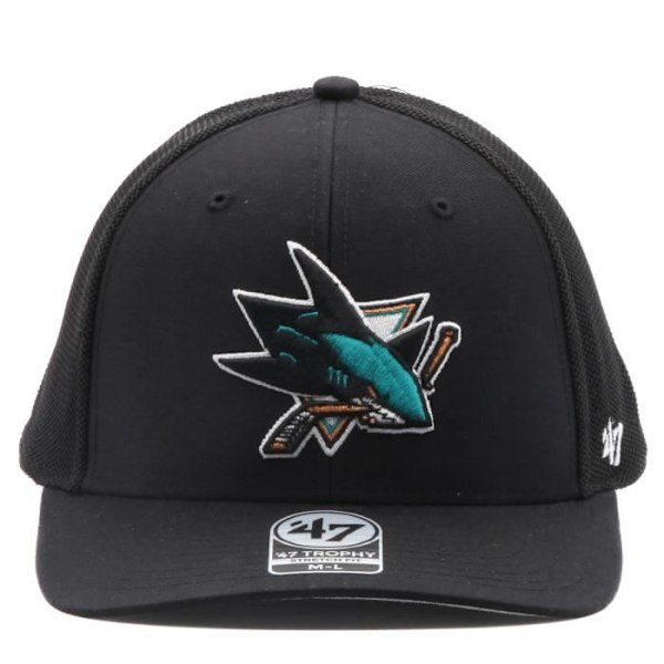 Lippis - 47 Brand - SAN JOSE SHARK - Musta - Yksi koko - Urheiluvaatteet Svart