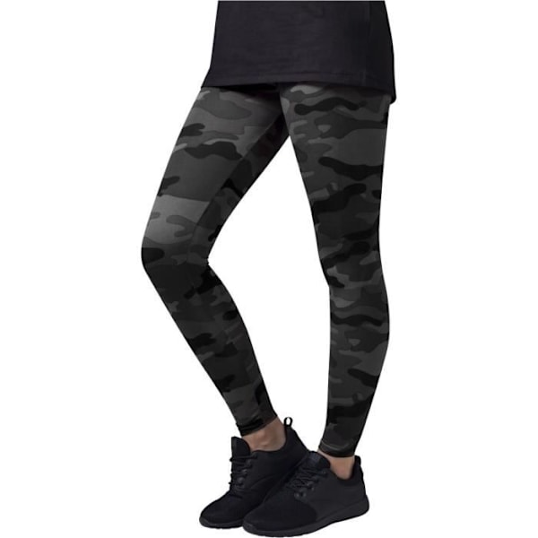 Leggings Dame - Urban Classics - CAMO mørk camo - Sort - Grå - Voksen sort XS