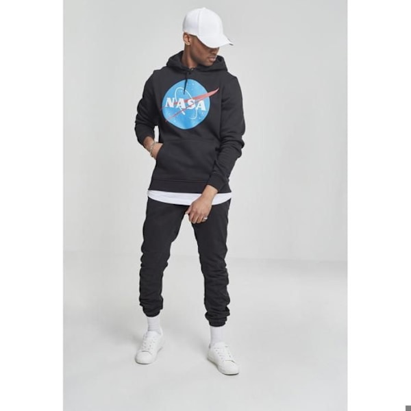 Huppari - Mister Tee - NASA - Musta - Pitkät hihat - Huppukaulus sort L