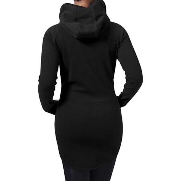 Hættetrøje - Urban Classics - ATHLETIC INTERLOCK - Sort - Dame - Lange ærmer sort L