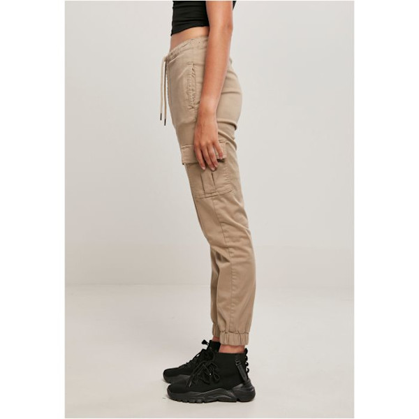 Jogging cargo komfortabel høj talje dame Urban Classics beige XS