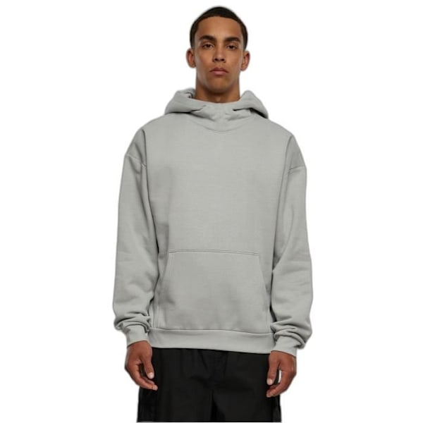 Hættetrøje - Urban Classics - Grå - Oversize - Kængurulomme - Kort hals - M