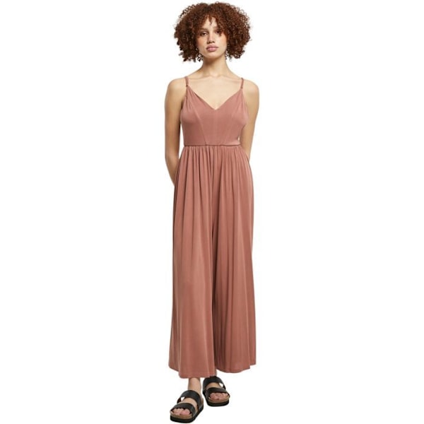 Urban Classics Damer - MODAL Spaghetti Jumpsuit Brun XXXXXL
