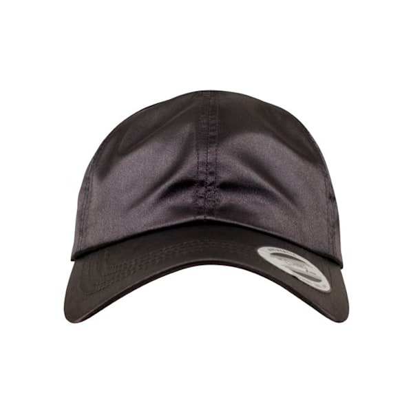 Lippalakki - Flexfit - Matala Profiili Satin - Musta - 100% Polyesteri - Klassinen Tyyli svart