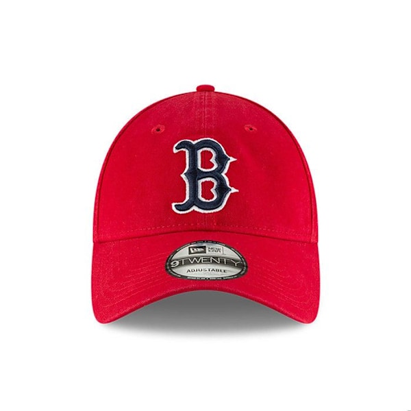Basebollkeps - New Era - Boston Red Sox - 100% Bomull - Unisex - Justerbar Röd Unik storlek