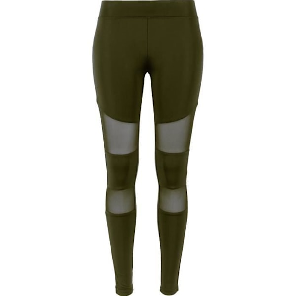 Urban Classics Naiset - TECH MESH Urheilufitness Leggingsit Grön XXXXL