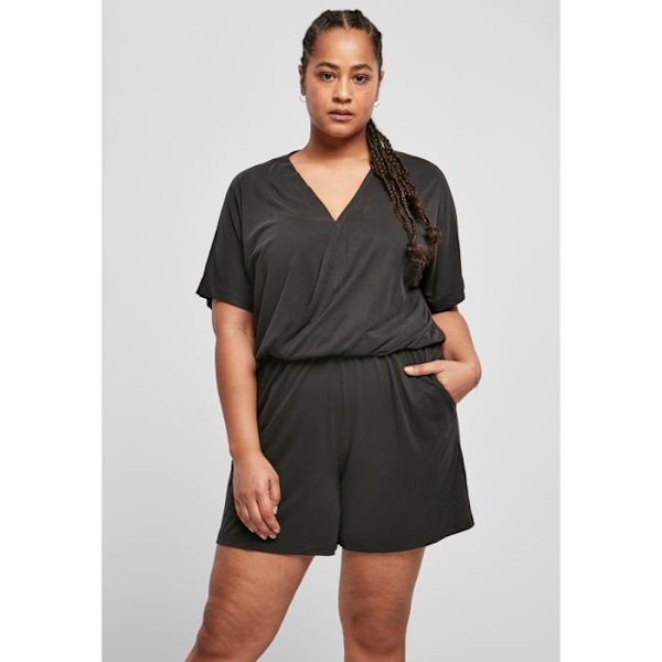 Combishort dame - Urban Classics - Modal - Sort - Store størrelser - Behagelig svart XXXXL