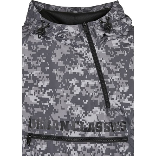 Väst - Urban Classics - Pendlare - Svart/Grå - Man - Oversized passform svart grå M