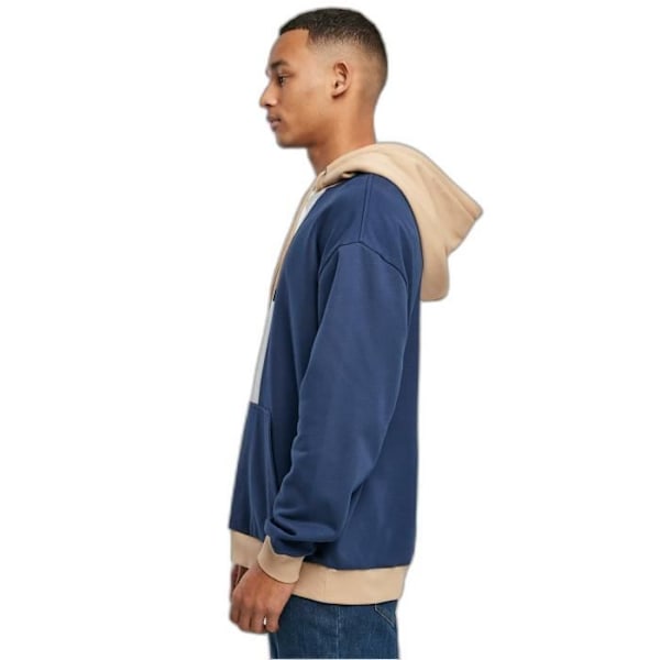 Urban Classics Oversized Color Block Huppari - tummansininen - M Mörkblå M
