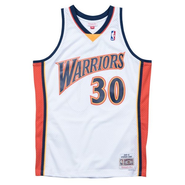 Koripallopaita - MITCHELL & NESS - Gs Warriors - Ste SMJYGS18169 - Valkoinen - Lyhythihainen - Unisex Vit M