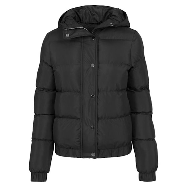 Damsk parka - Urban Classic - Huva - Svart - Multisport - Vuxen svart jag