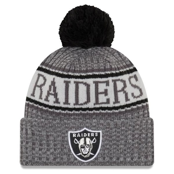 Chapeau - New Era - NFL Sideline - Grafit - Fleece-foder - Vinter Grafit