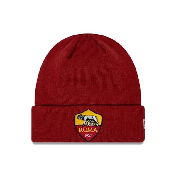 AS Roma Core Knit Hat New Era One Size Tummanpunainen Bordeaux Unik storlek
