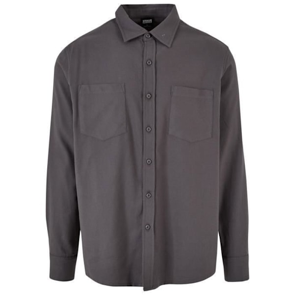 Paita - Urban Classics - Flanelli - Harmaa - Pitkät hihat - Kauluspaita - jag